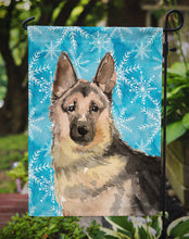 Load image into Gallery viewer, German Shepherd Winter Garden Flag - Outdoor Decorative Yard Flag BB9453GF