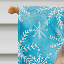 Load image into Gallery viewer, Fawn Natural Great Dane Winter Flag Canvas House Size BB9454CHF