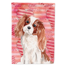 Load image into Gallery viewer, Blenheim Cavalier Spaniel Love Flag Canvas House Size BB9463CHF