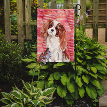 Load image into Gallery viewer, Blenheim Cavalier Spaniel Love Garden Flag - Outdoor Decorative Yard Flag BB9463GF