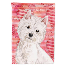 Load image into Gallery viewer, Westie Love Flag Canvas House Size BB9464CHF