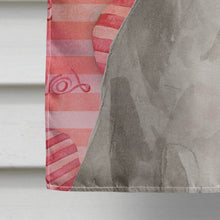 Load image into Gallery viewer, Staffordshire Bull Terrier Love Flag Canvas House Size BB9465CHF