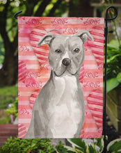 Load image into Gallery viewer, Staffordshire Bull Terrier Love Garden Flag - Outdoor Decorative Yard Flag BB9465GF