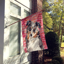 Load image into Gallery viewer, Australian Shepherd Love Flag Canvas House Size BB9467CHF