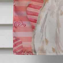 Load image into Gallery viewer, Brittany Spaniel Love Flag Canvas House Size BB9469CHF