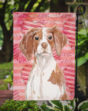 Load image into Gallery viewer, Brittany Spaniel Love Garden Flag - Outdoor Decorative Yard Flag BB9469GF