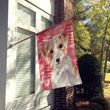 Load image into Gallery viewer, Wire Hair Jack Russell Love Flag Canvas House Size BB9473CHF
