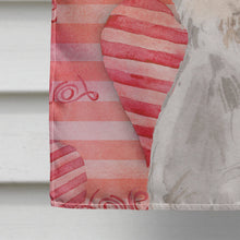 Load image into Gallery viewer, Wire Hair Jack Russell Love Flag Canvas House Size BB9473CHF