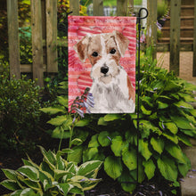 Load image into Gallery viewer, Wire Hair Jack Russell Love Garden Flag - Outdoor Decorative Yard Flag BB9473GF