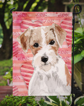 Load image into Gallery viewer, Wire Hair Jack Russell Love Garden Flag - Outdoor Decorative Yard Flag BB9473GF