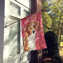 Load image into Gallery viewer, Beagle Love Flag Canvas House Size BB9474CHF