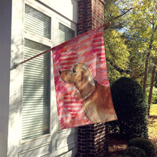 Load image into Gallery viewer, Red Tan Dachshund Love Flag Canvas House Size BB9476CHF