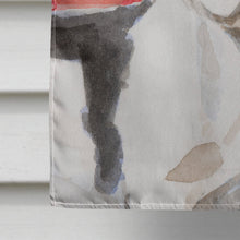 Load image into Gallery viewer, Black White French Bulldog Love Flag Canvas House Size BB9477CHF