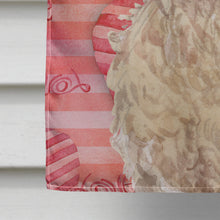 Load image into Gallery viewer, Champagne Cockapoo Love Flag Canvas House Size BB9480CHF