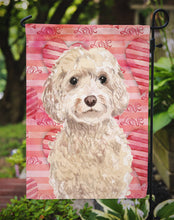 Load image into Gallery viewer, Champagne Cockapoo Love Garden Flag - Outdoor Decorative Yard Flag BB9480GF