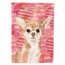 Load image into Gallery viewer, Chihuahua Love Flag Canvas House Size BB9481CHF
