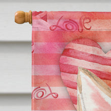 Load image into Gallery viewer, Corgi Love Flag Canvas House Size BB9484CHF