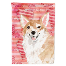 Load image into Gallery viewer, Corgi Love Flag Canvas House Size BB9484CHF