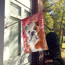 Load image into Gallery viewer, English Bulldog Love Flag Canvas House Size BB9486CHF