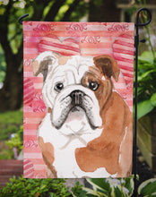 Load image into Gallery viewer, English Bulldog Love Garden Flag - Outdoor Decorative Yard Flag BB9486GF
