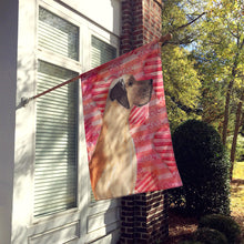 Load image into Gallery viewer, Fawn Natural Great Dane Love Flag Canvas House Size BB9489CHF