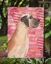 Load image into Gallery viewer, Fawn Natural Great Dane Love Garden Flag - Outdoor Decorative Yard Flag BB9489GF