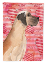Load image into Gallery viewer, Fawn Natural Great Dane Love Garden Flag - Outdoor Decorative Yard Flag BB9489GF