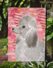 Load image into Gallery viewer, Grey Standard Poodle Love Garden Flag - Outdoor Decorative Yard Flag BB9490GF