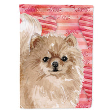 Load image into Gallery viewer, Pomeranian Love Flag Canvas House Size BB9495CHF