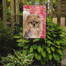 Load image into Gallery viewer, Pomeranian Love Garden Flag - Outdoor Decorative Yard Flag BB9495GF