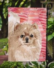 Load image into Gallery viewer, Pomeranian Love Garden Flag - Outdoor Decorative Yard Flag BB9495GF