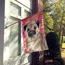 Load image into Gallery viewer, Fawn Pug Love Flag Canvas House Size BB9496CHF