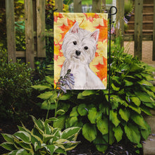 Load image into Gallery viewer, Westie Fall Garden Flag - Outdoor Decorative Yard Flag BB9499GF