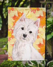 Load image into Gallery viewer, Westie Fall Garden Flag - Outdoor Decorative Yard Flag BB9499GF