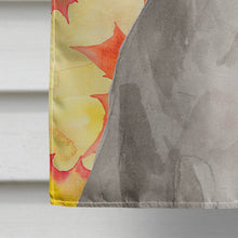 Load image into Gallery viewer, Staffordshire Bull Terrier Fall Flag Canvas House Size BB9500CHF