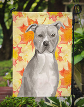 Load image into Gallery viewer, Staffordshire Bull Terrier Fall Garden Flag - Outdoor Decorative Yard Flag BB9500GF