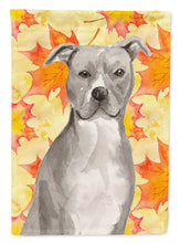 Load image into Gallery viewer, Staffordshire Bull Terrier Fall Garden Flag - Outdoor Decorative Yard Flag BB9500GF