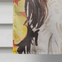 Load image into Gallery viewer, Tricolor Cavalier Spaniel Fall Flag Canvas House Size BB9507CHF