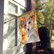 Load image into Gallery viewer, Wire Hair Jack Russell Fall Flag Canvas House Size BB9508CHF