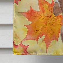 Load image into Gallery viewer, Red Tan Dachshund Fall Flag Canvas House Size BB9511CHF