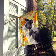 Load image into Gallery viewer, Border Collie Fall Flag Canvas House Size BB9513CHF