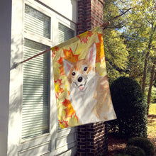 Load image into Gallery viewer, Corgi Fall Flag Canvas House Size BB9519CHF