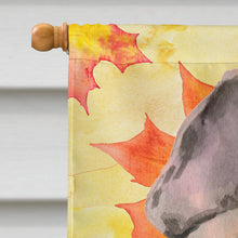 Load image into Gallery viewer, Fawn French Bulldog Fall Flag Canvas House Size BB9522CHF