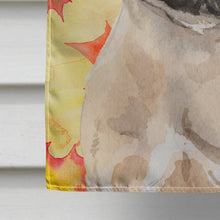 Load image into Gallery viewer, Fawn French Bulldog Fall Flag Canvas House Size BB9522CHF