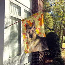 Load image into Gallery viewer, German Shepherd Fall Flag Canvas House Size BB9523CHF