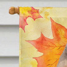 Load image into Gallery viewer, Fawn Natural Great Dane Fall Flag Canvas House Size BB9524CHF