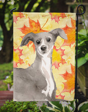 Load image into Gallery viewer, Italian Greyhound Fall Garden Flag - Outdoor Decorative Yard Flag BB9527GF