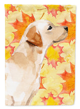 Load image into Gallery viewer, Yellow Labrador #2 Fall Garden Flag - Outdoor Decorative Yard Flag BB9528GF
