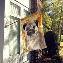 Load image into Gallery viewer, Fawn Pug Fall Flag Canvas House Size BB9531CHF