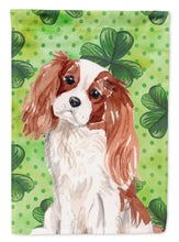 Load image into Gallery viewer, Blenheim Cavalier Spaniel St. Patrick's Garden Flag - Outdoor Decorative Yard Flag BB9533GF